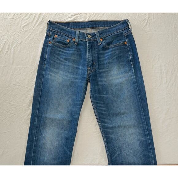 Levi's 514 Slim Straight Stretch Denim Jeans. Medium Wash, Men's 30X30. GUC!! - Picture 5 of 9